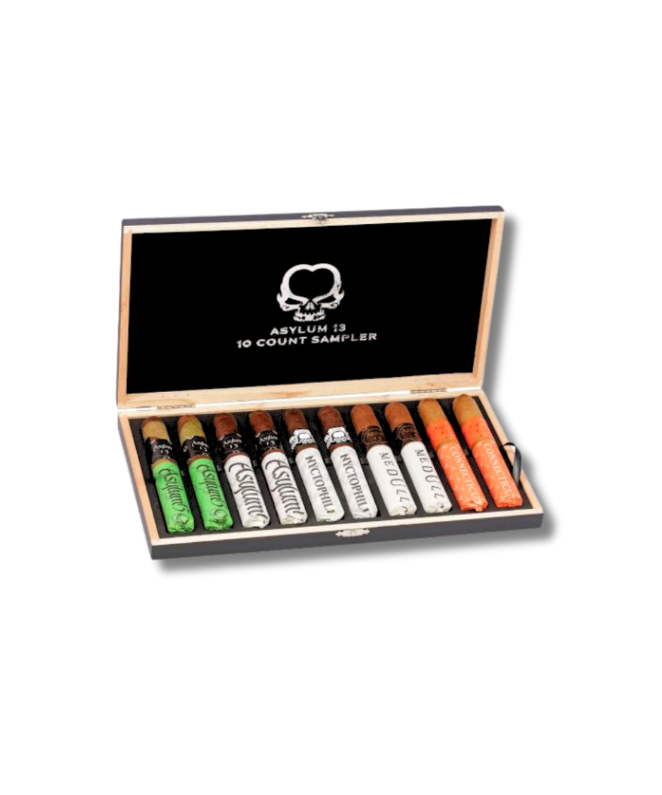 Asylum-Sampler-Box-of-10-.png Asylum Sampler (Box of 10) - Image 1