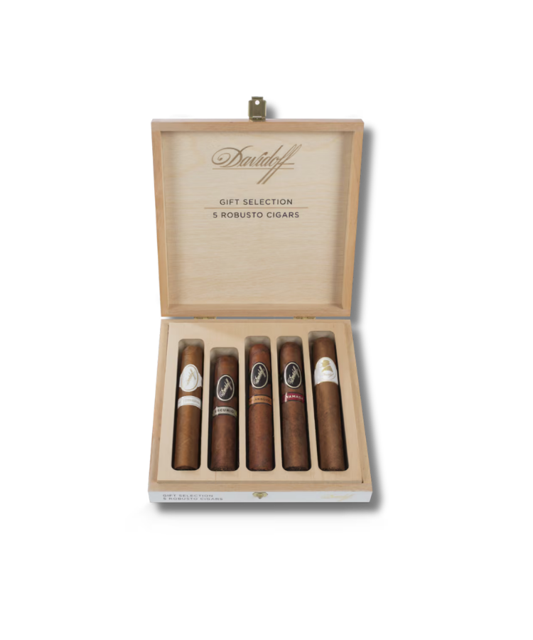 Davidoff-Gift-Selection-Robusto-Box-of-5.png Davidoff Gift Selection Robusto (Box of 5) - Image 1
